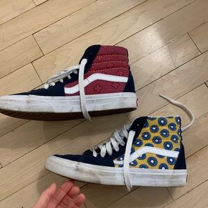 Colorful High-Top Vans